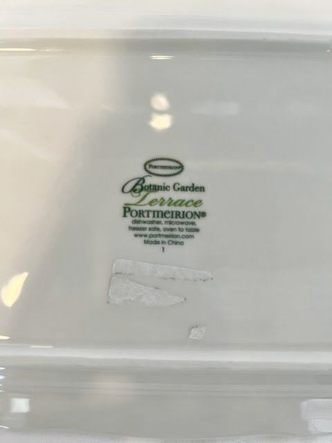 Botanic Garden Terrace Oval Tray
