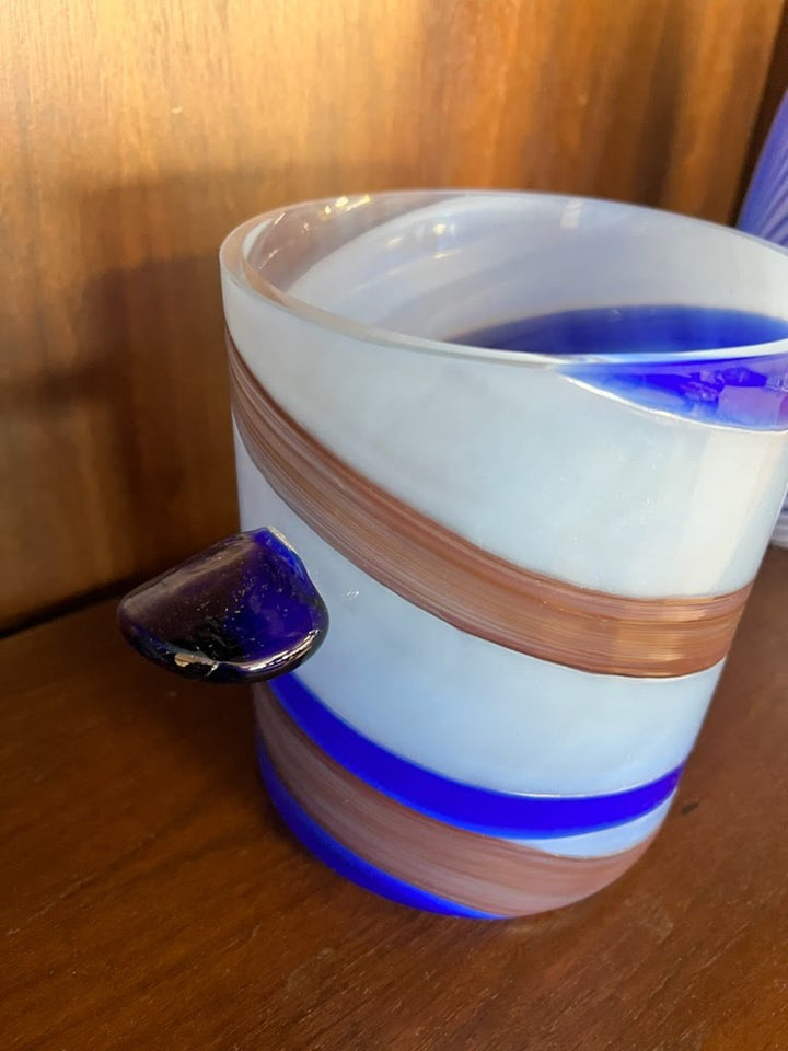 Blue Tahiti Swirl Opus Ice Bucket