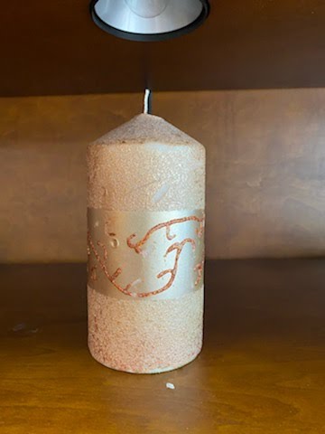 Gold candle