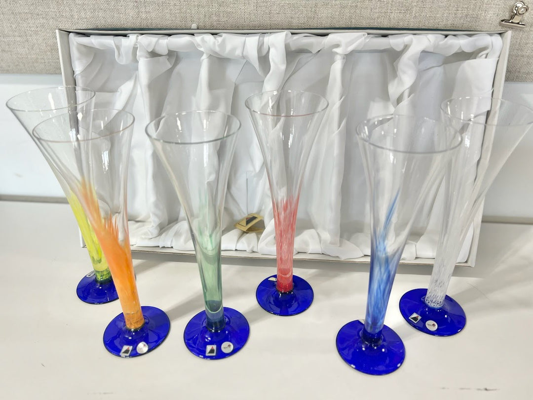SET OF 6 - Opus Signed Glassware
