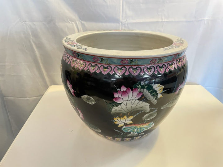 Painted Fish Planter Oriental Decor