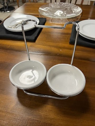 Sauce Holder with 2 small bowls