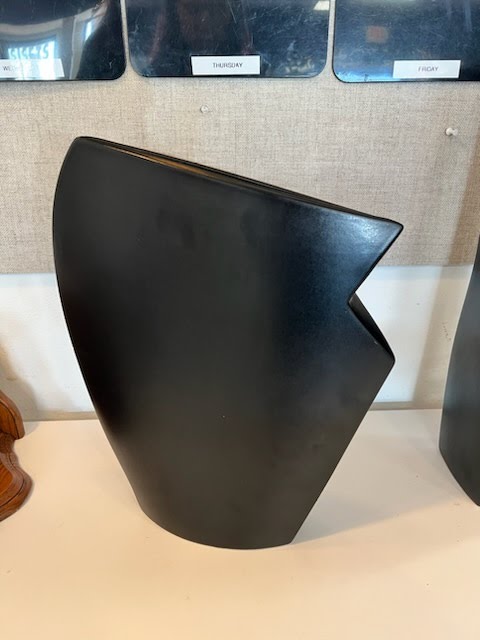 John Berden Studio Canada Black Vase