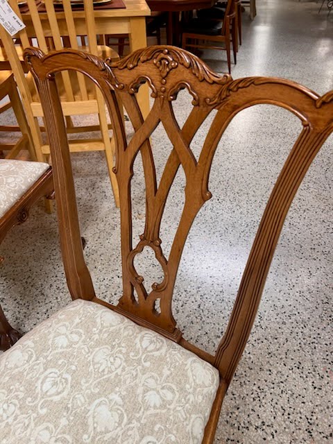 Wood Armless Side Dining Chair