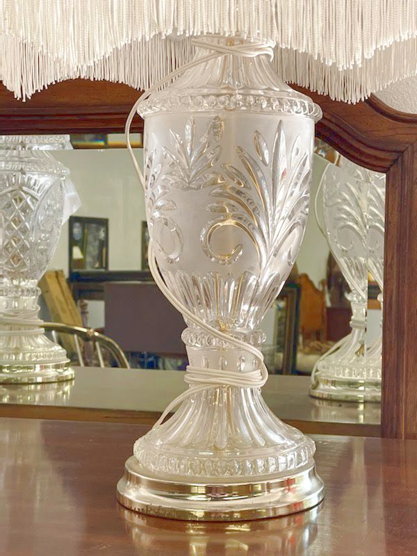 SET OF 2 Crystal Table Lamps