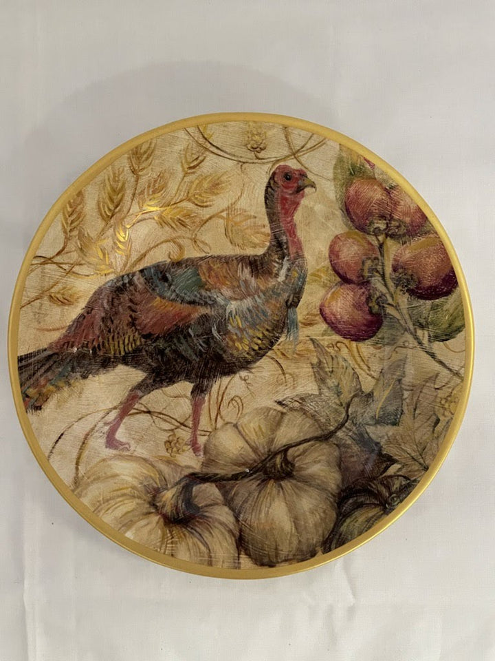 Pottery Barn Turkey Plate