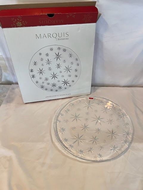 Winter Star Round Plate