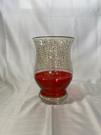 Vase - Red & Gold
