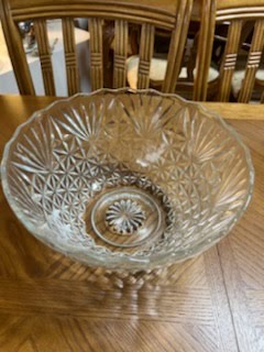 Etched Glass Punch Glassware
