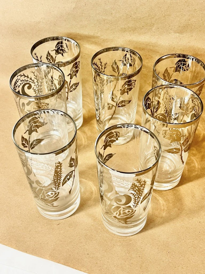 Set of 7 Tall Glassware