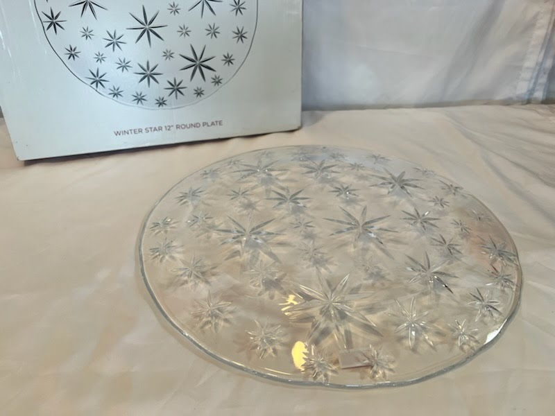Winter Star Round Plate