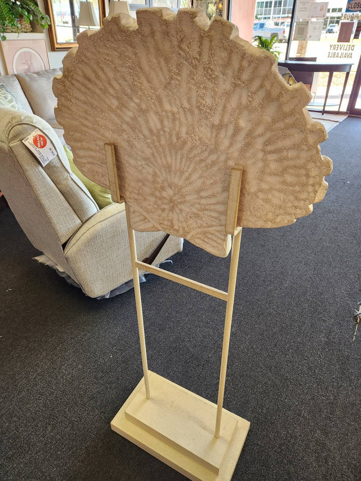 Sea Shell Sculpture on Stand