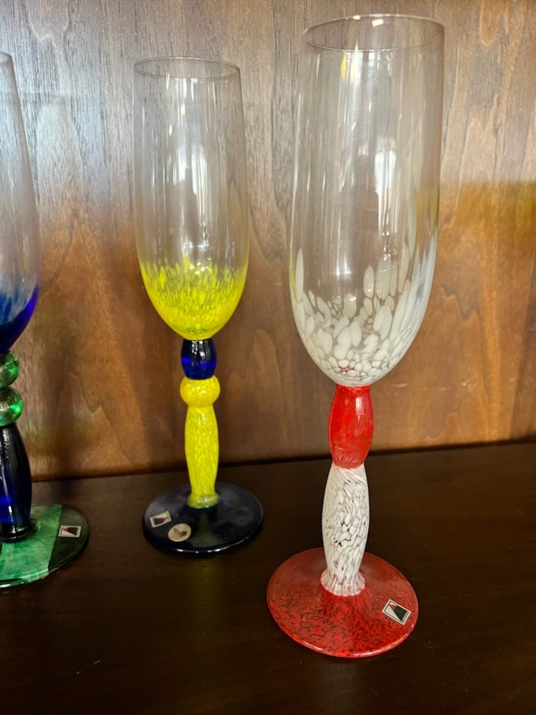 Set/4 Baja Flutes Multi Color