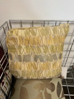 Green and Yellow Throw Pillow