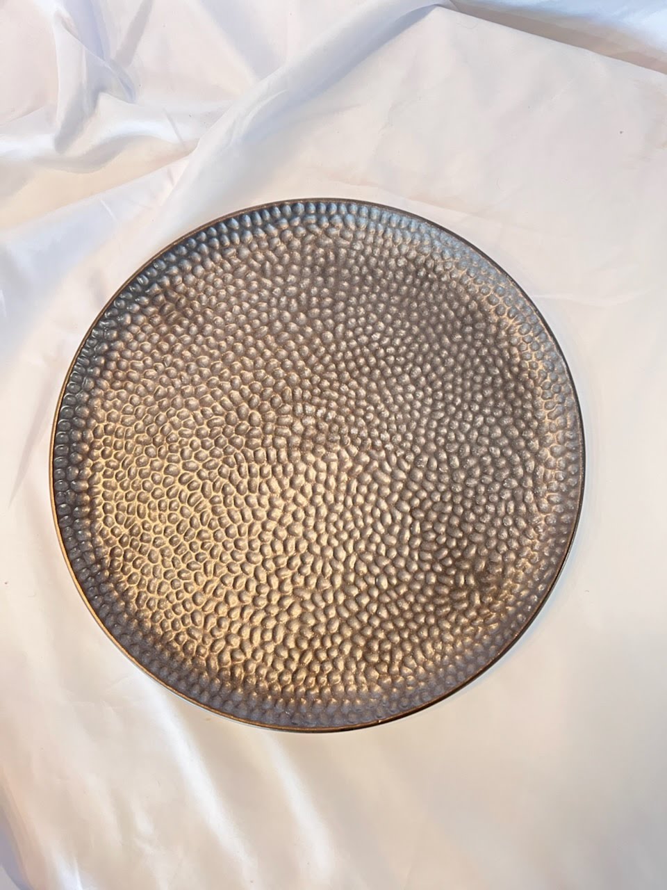 Round Grey Display Plate